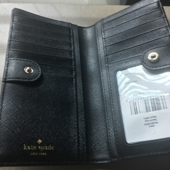 Kate Spade Laurel Way Black leather wallet - Picture 2 of 4